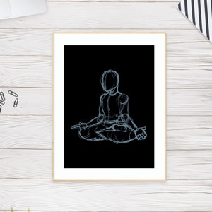 Yoga Digital Wall Art