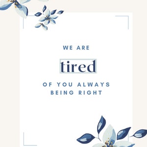 Retirement Card- We are tired of you- Funny