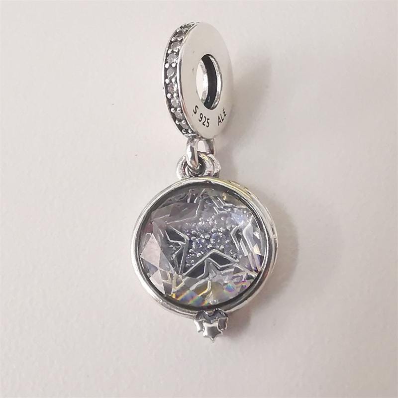 Charm De Cenizas En Estrella De Plata