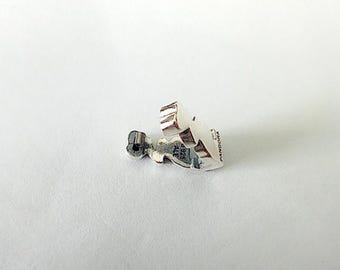 PANDORA Reflexions Love Script Clip Charm Silver,gold,rose S925