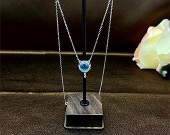 Nuovo argento sterling 925 luna gatto collane ciondolo moda gioielli in argento sterling dichiarazione per le donne Bijoux  36