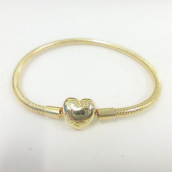 Pandora 金色スネークチェーンブレスレット