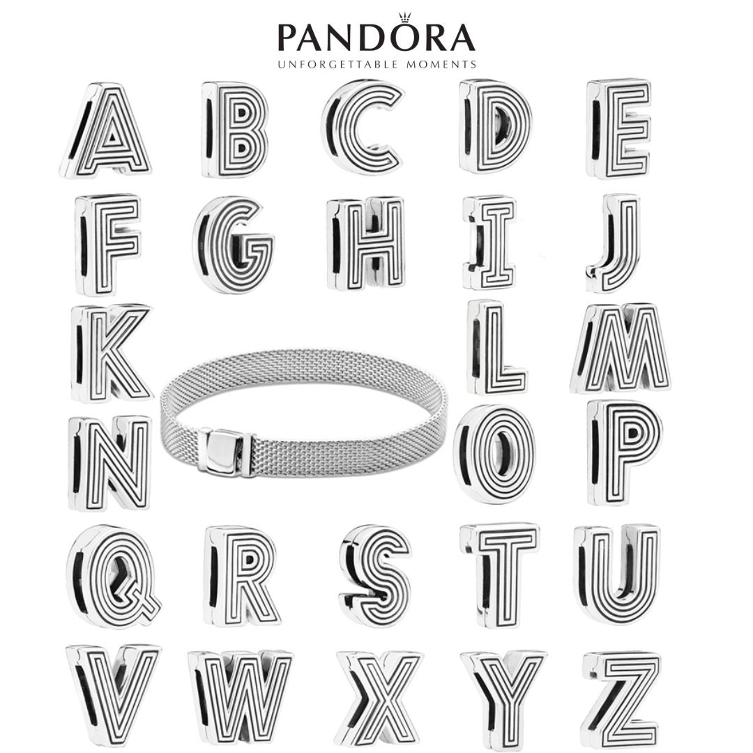 Pandora Letter Clip S925 ALE Etsy