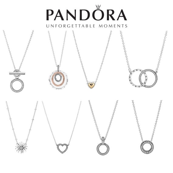 Kredsløb Æsel Overskyet UK Pandora Moment Chain Necklace Family Heart Circles Sparkle - Etsy Sweden