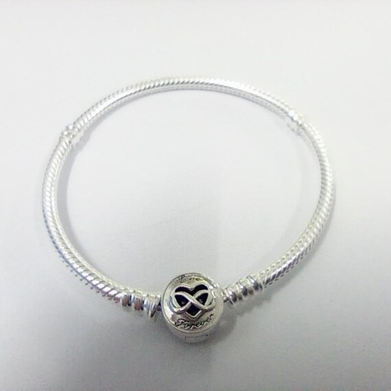 PANDORA ブレスレットカスタムチャームハートインフィニティ