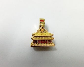 とんとん♬.*゜ Pandora6点 PANDORA Beijing Forbidden City Pendant Dangle Charm Sterling