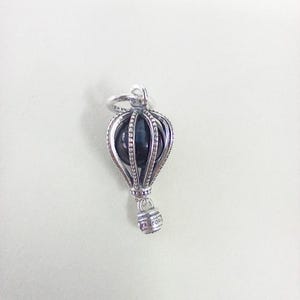 Pandora Silver Blue Hot Air Balloon Travel Charm S925 ALE