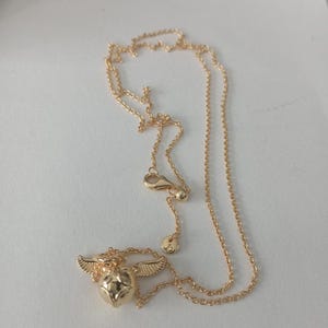 Pandora Golden Snitch Necklace with 60cm Chain S925