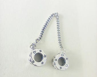 パンドラチャームビーズ パンドラロゴ＆クラウンOチャーム S925 ALE