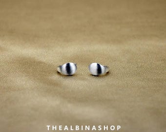 Pendientes de aro de plata de ley 925 mate cepillado, estilo minimalista, joyería versátil y elegante para mujer.