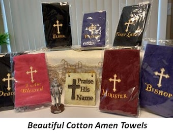 Personalized Pulpit towels Fingertip Pulpit