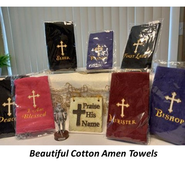 Personalized Pulpit towels Fingertip Pulpit