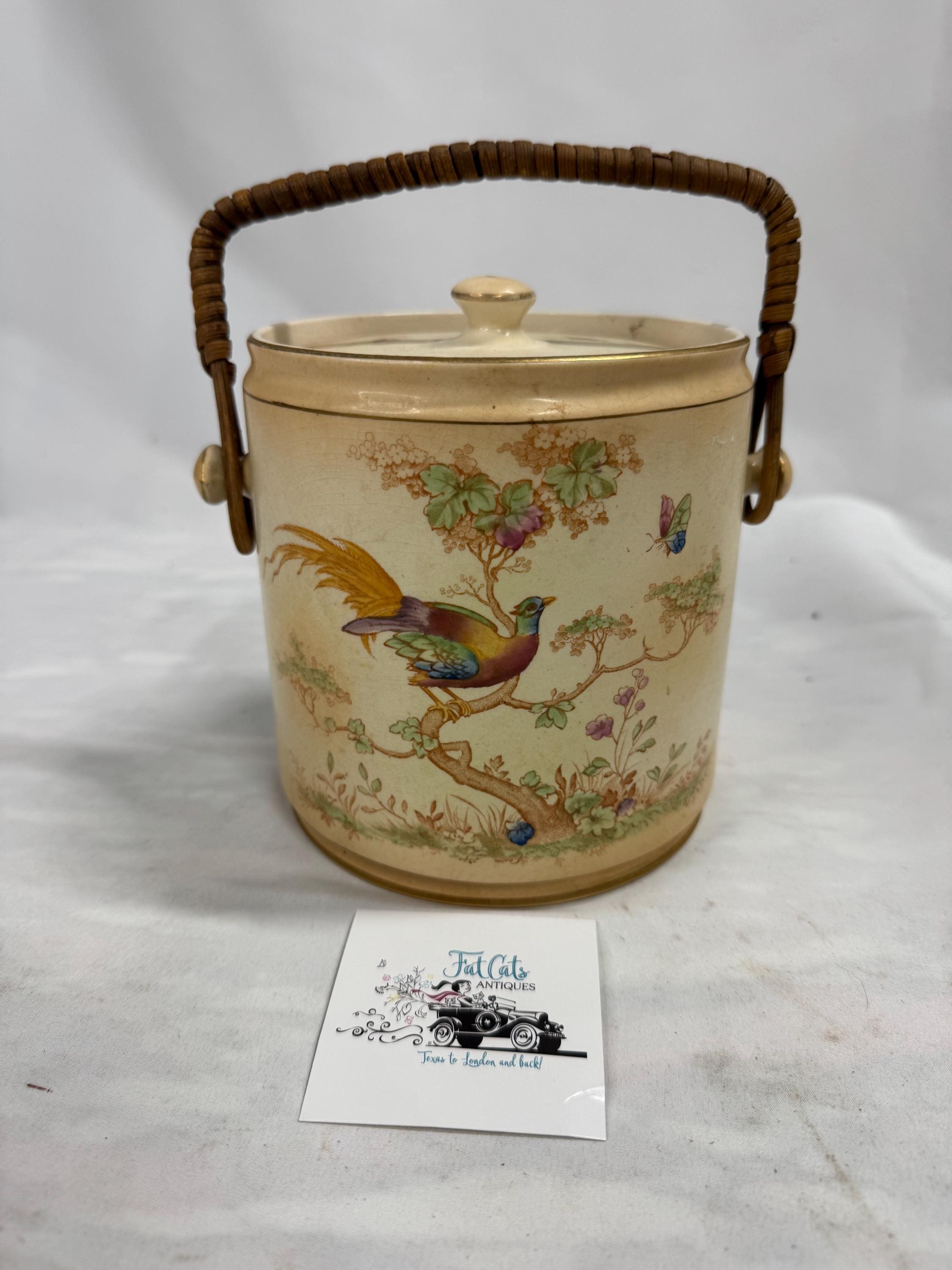 Chintz Biscuit Barrel - Etsy