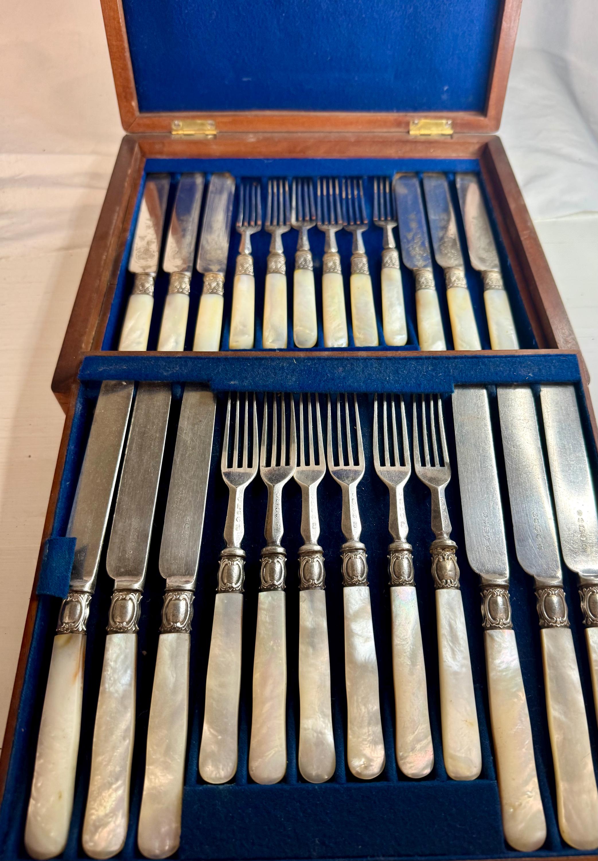 Antique Mother of Pearl Flatware - Etsy