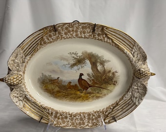 Royal Worcester Vitreous Large Oval Game Platter