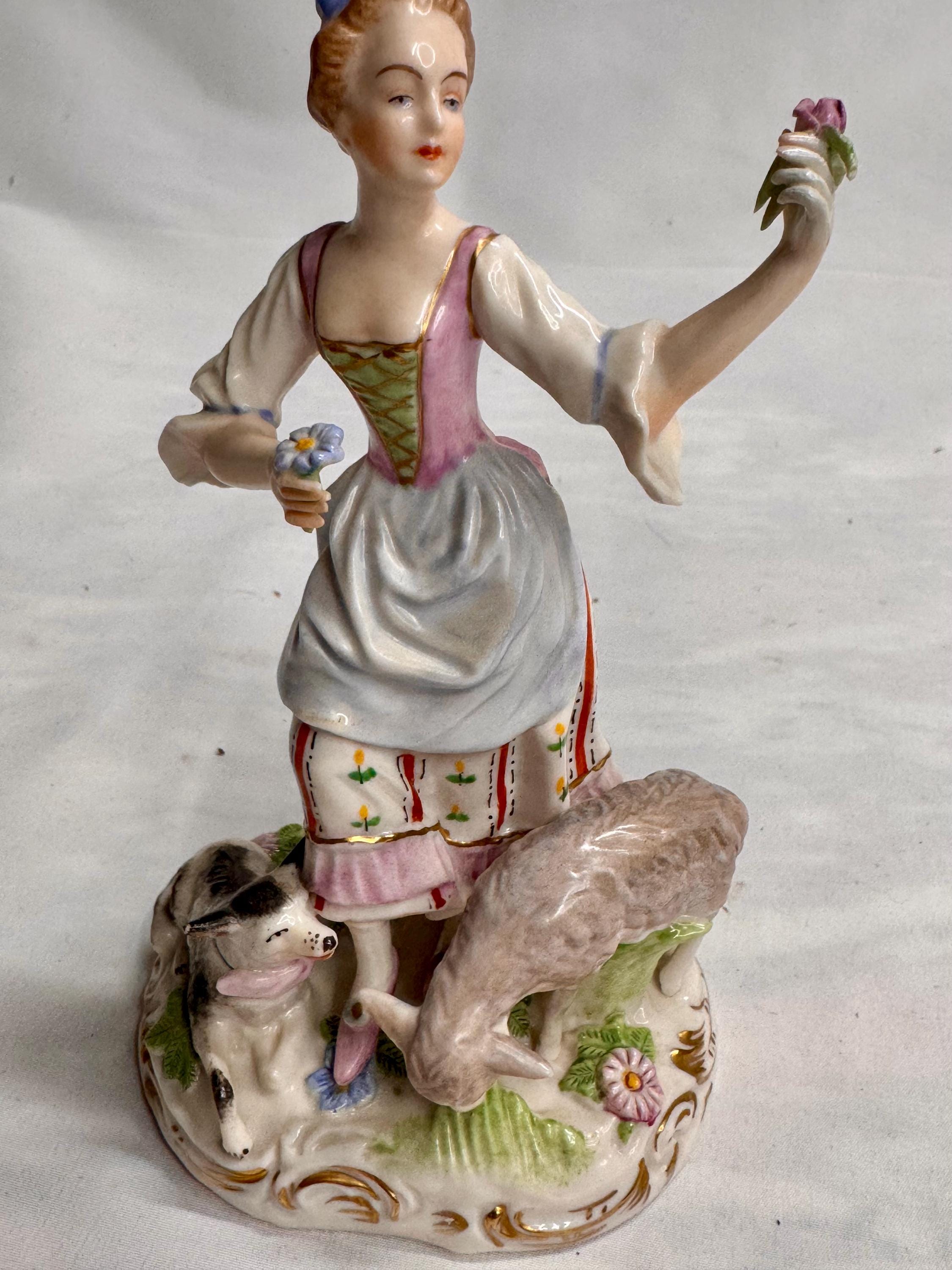 ・SHEPHERDESS・高さ２１cm・１９８７年・ ・ China Shepherdess Figurine - Etsy