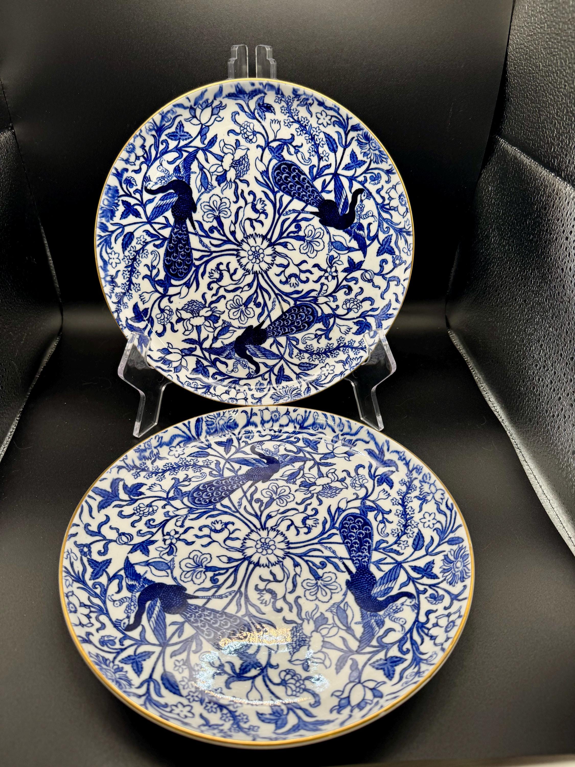 Royal Crown Derby Blue Plate - Etsy