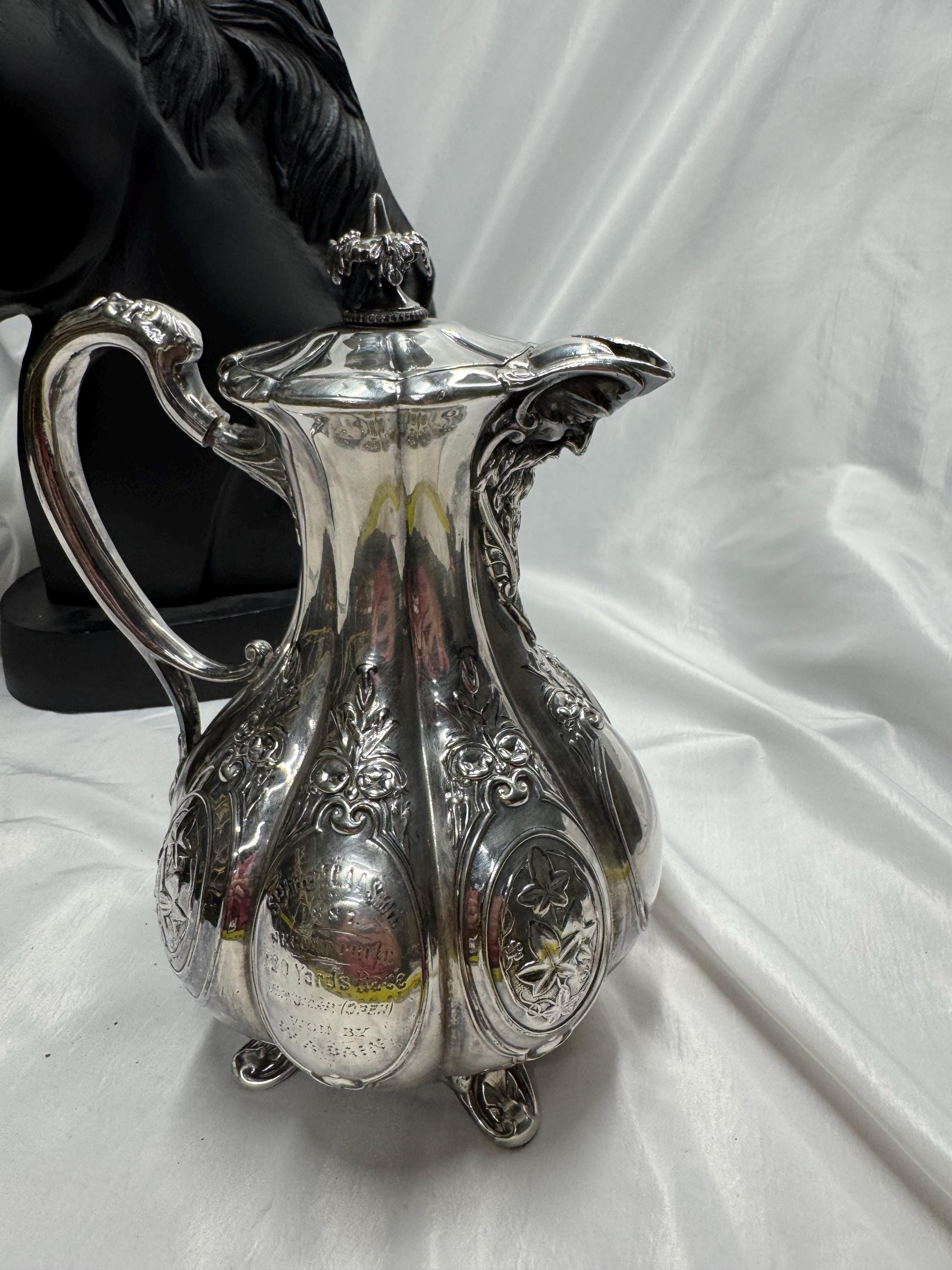 Sheffield Silver Plate Pitcher - Etsy