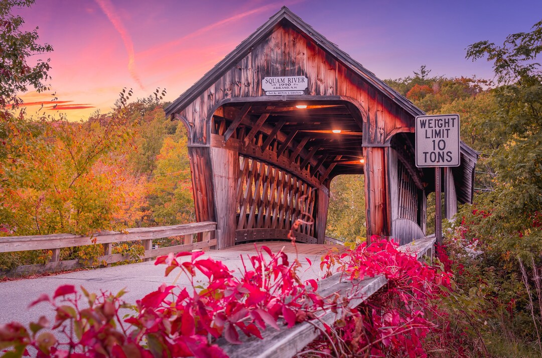 Fall Sunset Photography New England Canvas Metal Print Livingroom