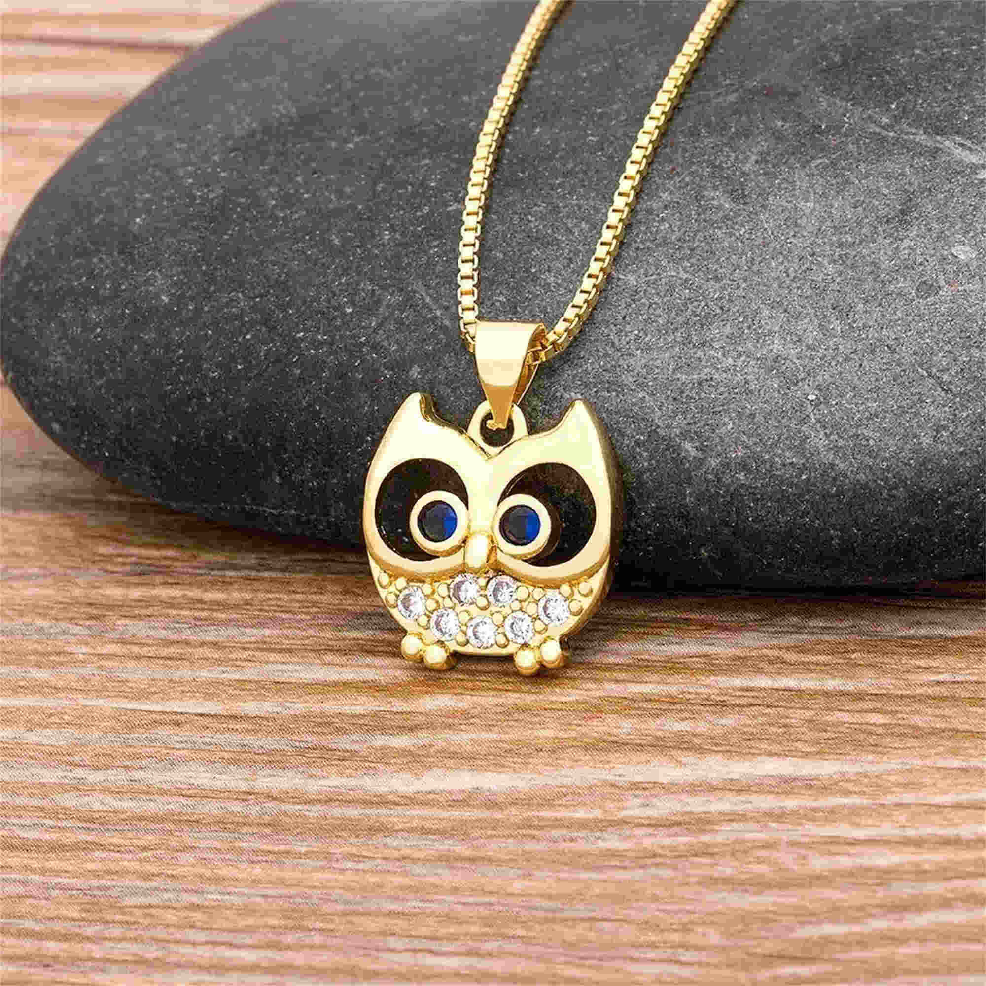 Gold Owl Necklace Etsy Singapore