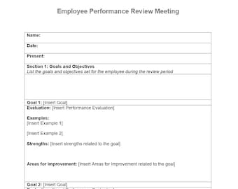 Manager's Essential Toolkit: Professional Templates- One-to-One Meeting I Agenda and Minutes I Employee Performance Review I Project Report