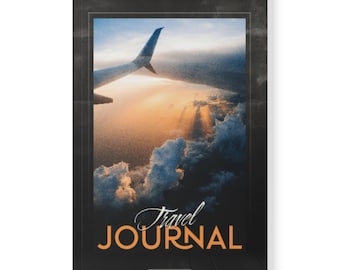 The Travel Journal - A5 Softcover Notizbuch Planer | Scrapbooking Tagebuch mit niedlichem Cover Design für Wanderlust Enthusiasts