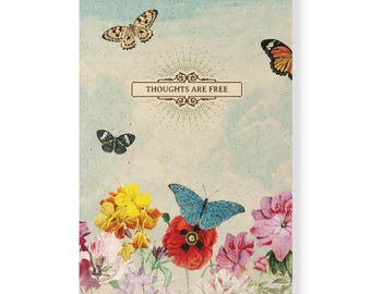 Cuaderno de tapa blanda, tamaño A5, perfecto para llevar un diario, tomar notas y planificar. Regalo para escritores y estudiantes. Papelería, escritura, 2025