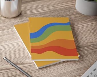 Cuaderno minimalista de tapa blanda, tamaño A5, diario, agenda 2025, cuaderno de bocetos, páginas en blanco con líneas, bullet journal, bloc de notas, papelería navideña