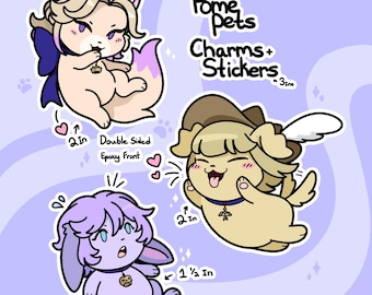 Pome Pets- Charm + stickers