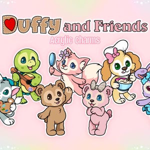 Duffy and Friends Acrylic Charms