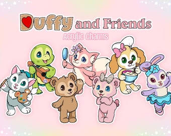 Duffy and Friends Acrylic Charms