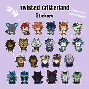 Twisted Critterland Stickers