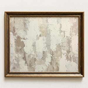 Neutral Abstract Wall Art Printable Beige Textured Painting Modern Minimalist Download Earth Tone Art Rustic Home Decor Boho Aesthetic