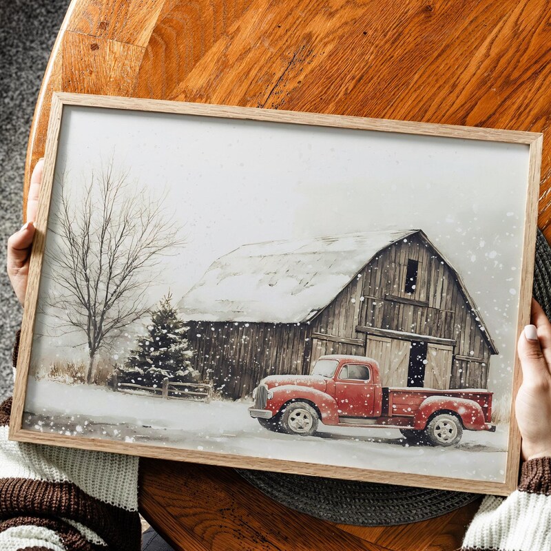 Red Truck Decor - Etsy