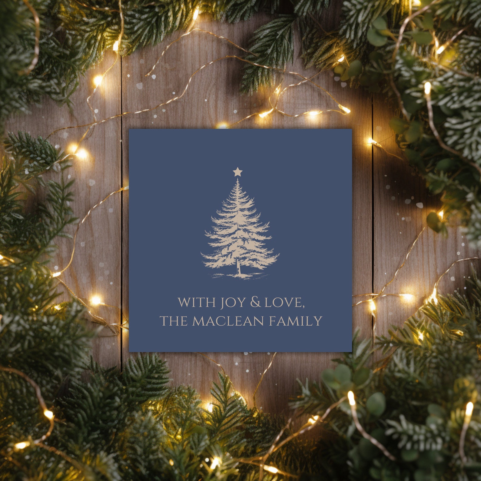 Personalized Printable Christmas Gift Tags Square Gift Tags - Etsy