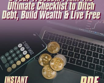 5-Year Freedom Plan: The Ultimate Checklist to Ditch Debt, Build Wealth & Live Free | 5 Years to Financial Freedom Digital Download