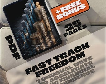 Fast Track Freedom: 7 Unusual Ways To Accelerate Your Financial Independence – Digital eBook for Passive Income & Smart Living