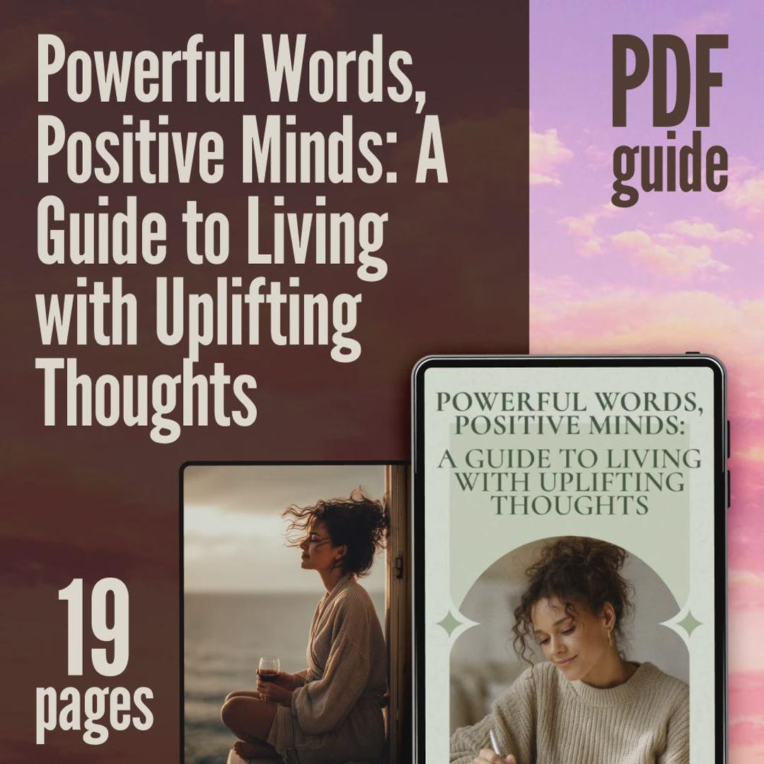 Positive Thoughts Quotes | Powerful Words, Positive Minds: A Guide to ...