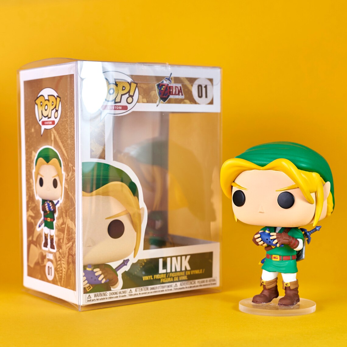 Custom Funko Pop the Legend of Zelda Ocarina of Time Link Etsy Australia