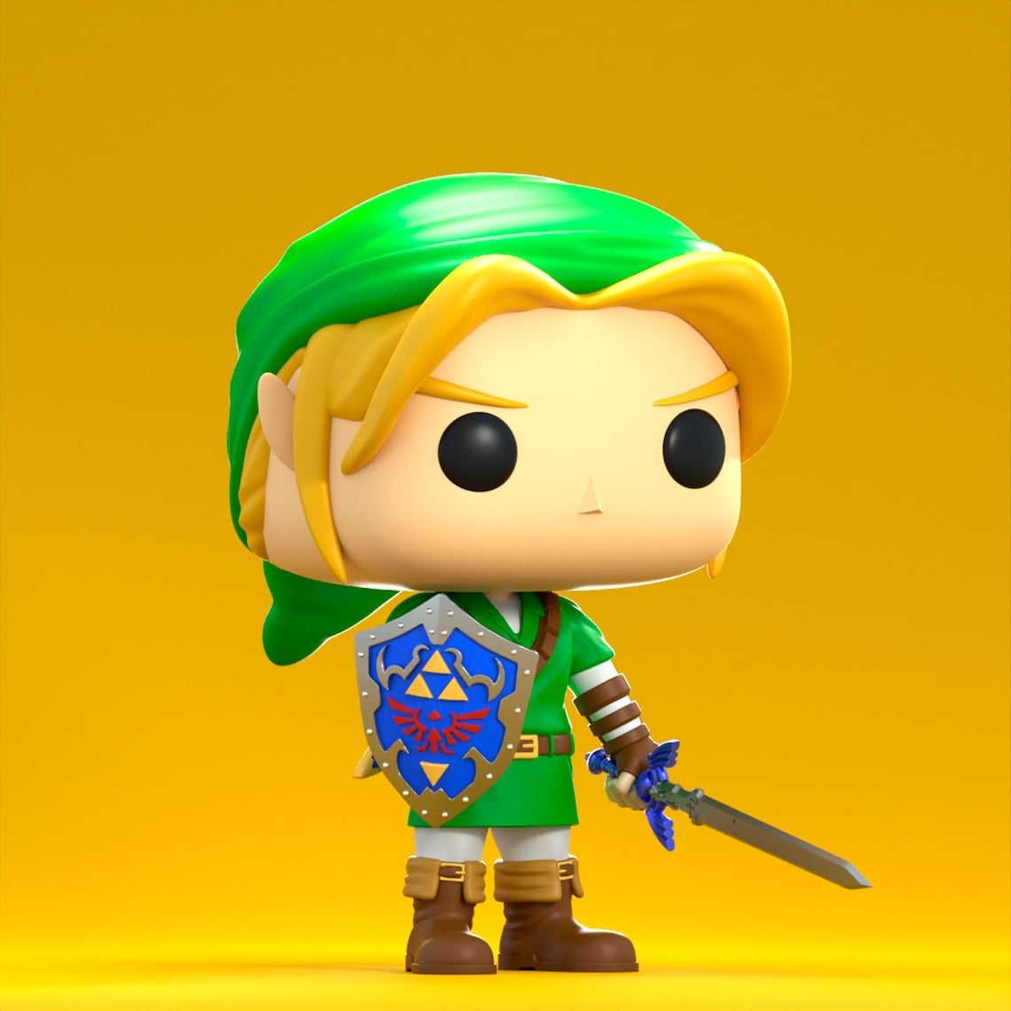 Custom Funko Pop the Legend of Zelda Ocarina of Time Link Etsy