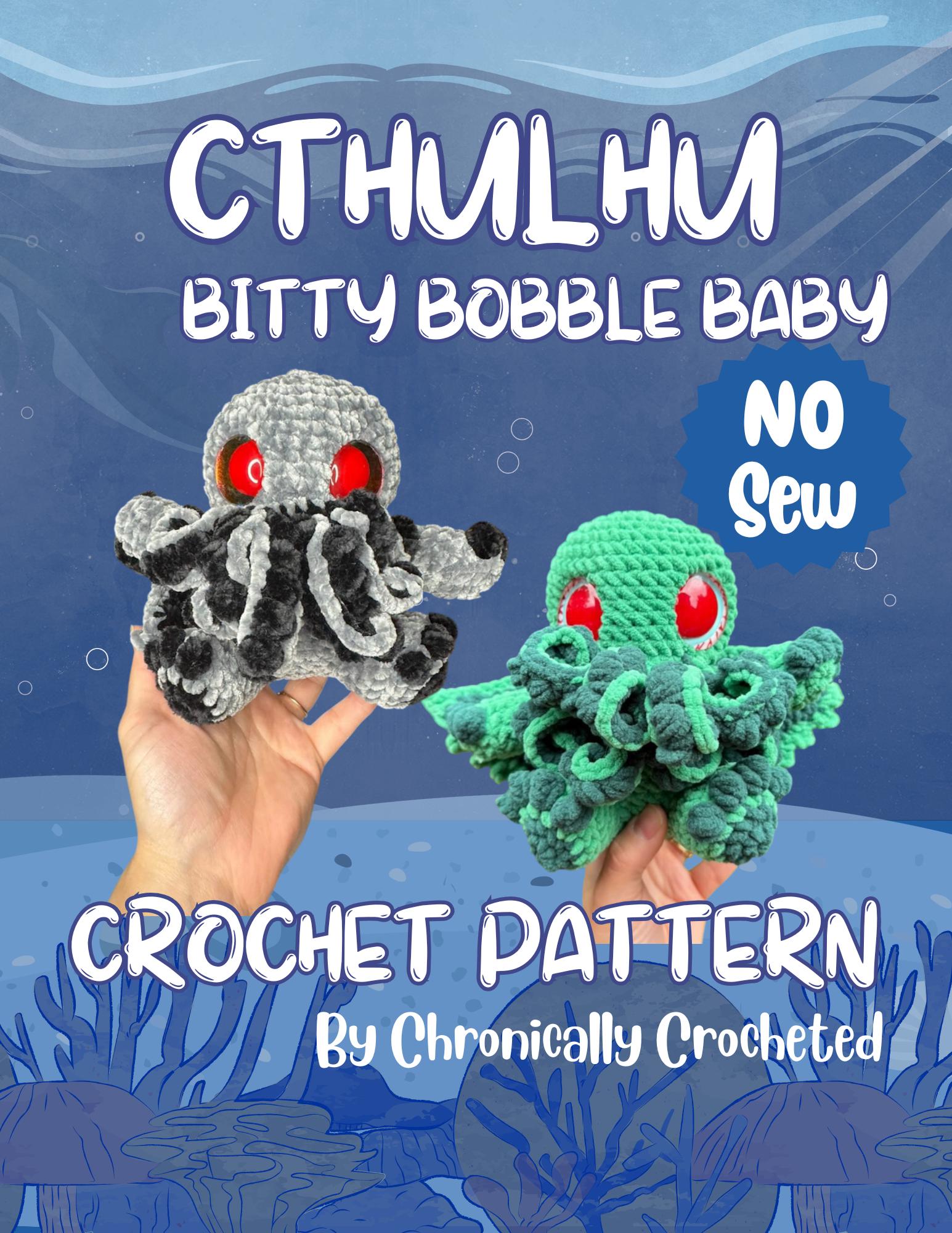 15 Cthulhu Crochet Patterns for Lovecraftian Amigurumi, Plushies, and Gifts 15 Cthulhu Crochet Pattern Horror Amigurumi Pattern Bitty