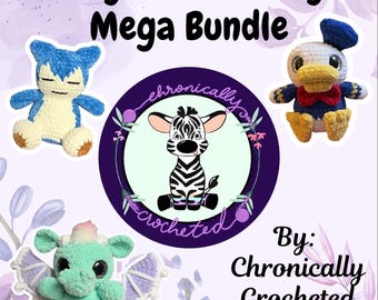 Zestaw Mega Bitty Bobble Baby | Wzór amigurumi bez szycia/z niskim ściegiem | 30 plików cyfrowych do pobrania | PDF | Poziom zaawansowany