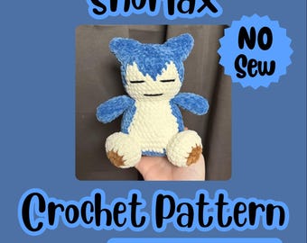 Wzór szydełkowy na chrapacza Snoozy | Wzór na amigurumi bez szycia | Bitty Bobble Baby | PDF | Seria Mon Trader | Poziom średnio zaawansowany | Snoozy