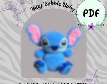 Crochet Ohana Blue Alien | Amigurumi | Baby Alien l Monster | Handmade | PDF Crochet Pattern