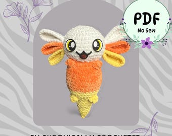 Candy Corn Axolotl Halloween Crochet Pattern | Amigurumi | No Sew