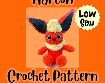 Wzór szydełkowy Flare Fire Ember | Wzór na amigurumi z niskim ściegiem | Bitty Bobble Baby | PDF | Seria Trader | Poziom zaawansowany dla początkujących | Ewolucja