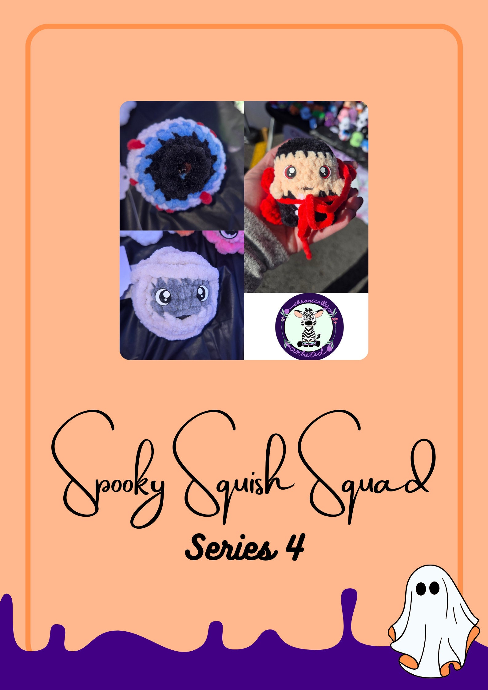 40 Eye Crochet Patterns: Mesmerizing Designs for Every Crochet Enthusiast 25 Halloween Squish Squad Series 4 Vampire Mummy Eyeball