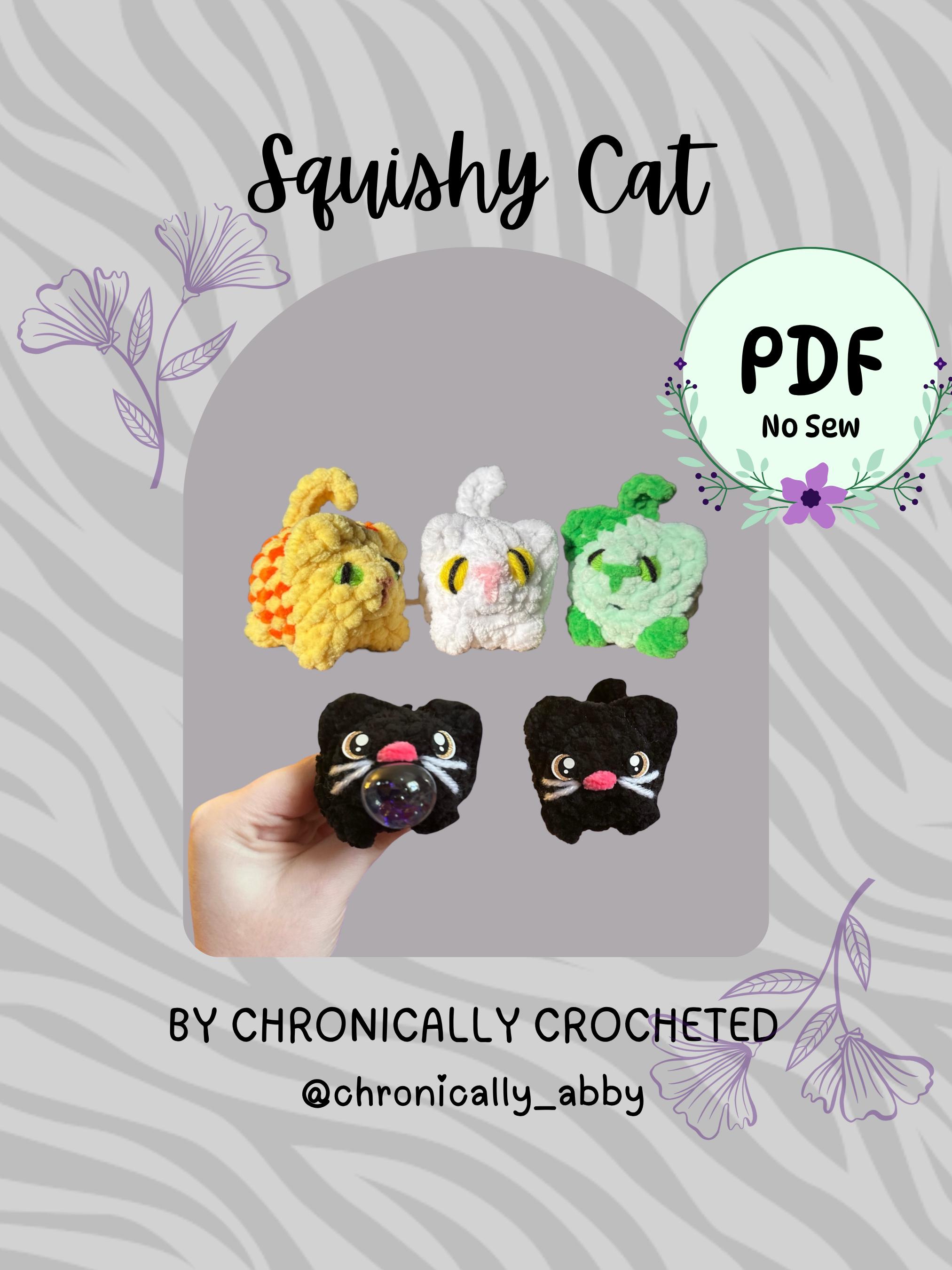 37 Fat Cat Crochet Patterns: Unleash Your Creativity and Craft Skills! 33 Cat Squishy Pattern Calico Cat Kitten Crochet