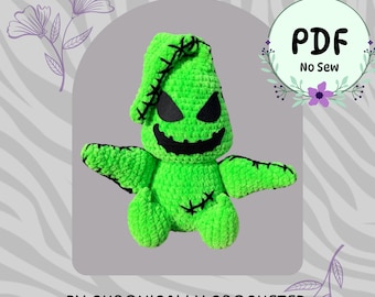 Buggy Boogie Häkelanleitung | Bonbonbeutel Monster | Kein Sew Amigurumi Pattern | Bitty Bommel Baby | PDF | Boogie Man | Fortgeschrittene Anfänger