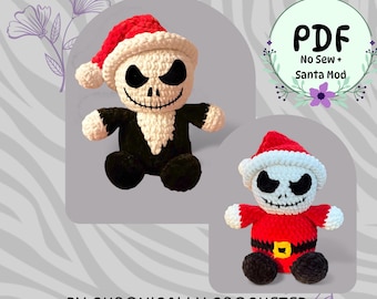 Wzór szydełkowy na Świętego Jacka | Koszmar przed świętami Bożego Narodzenia | Wzór na amigurumi bez szycia | Bitty Bobble Baby | PDF | Poziom zaawansowany
